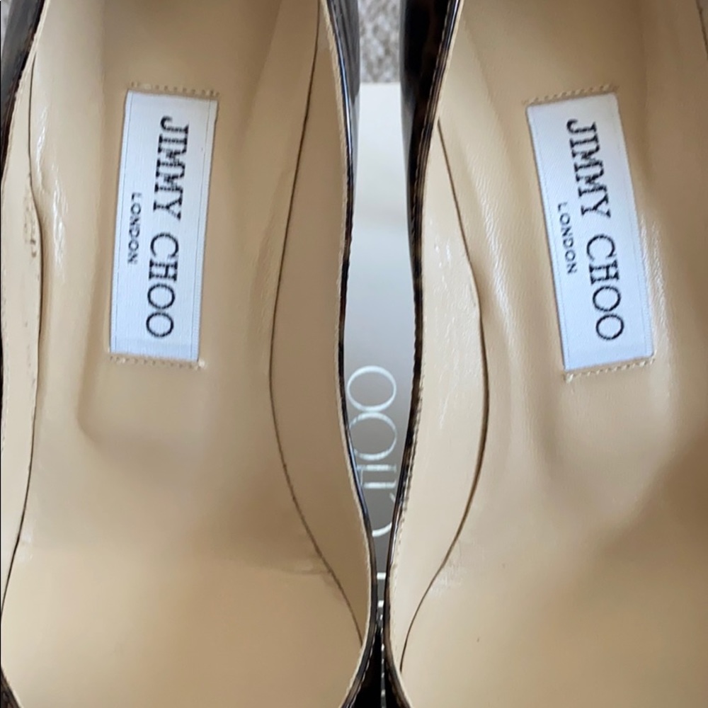 Jimmy Choo Leopard Print Patent Pumps - image 6